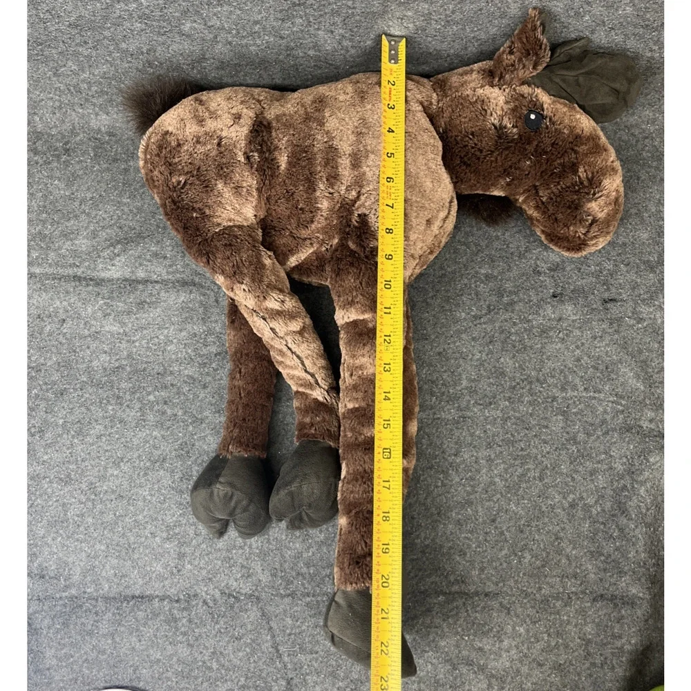 IKEA Strova Swedish Moose Lovey Plush Stuffed Animal Long Floppy Legs 20